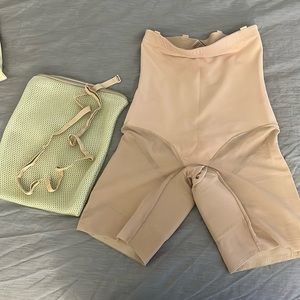 Honeylove Sculptwear Sand Womens M The Super Power Short Shapewear Compress